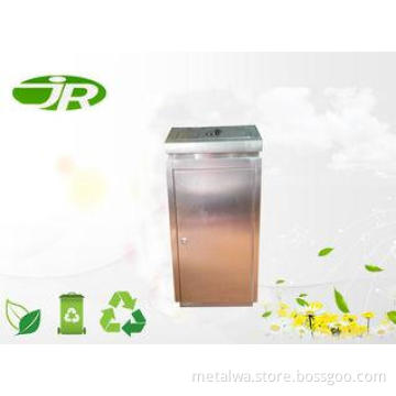 Square Transparent Trash Can Rectangular Aleck Plate  With